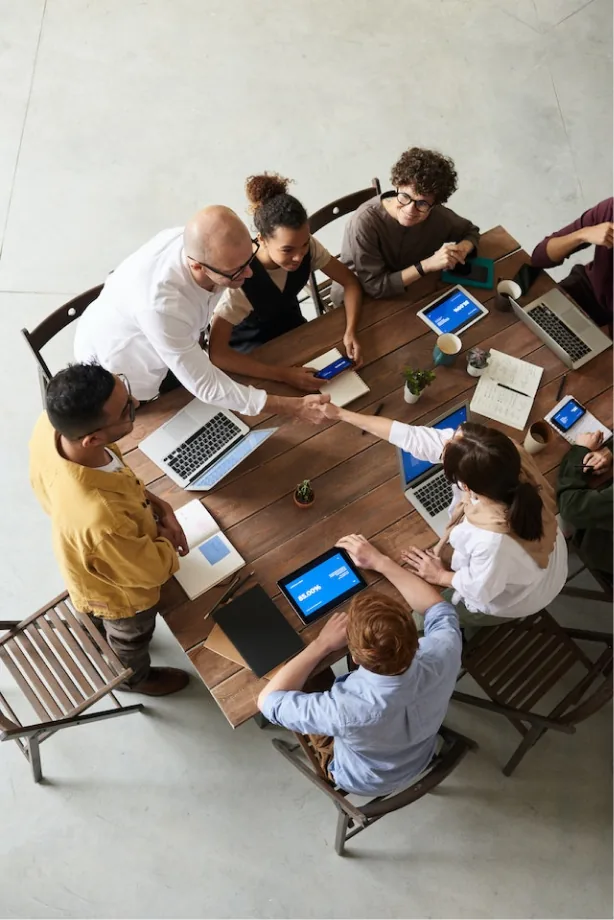 Elpis Law attorneys in a working meeting